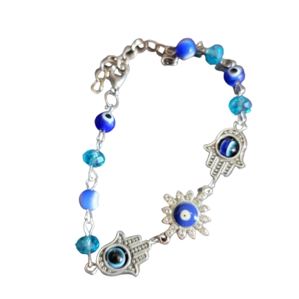 Bracelet Protection hand of peace charms evil eye bracelet